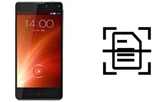 Scan document on a ZTE nubia Z5S mini NX403A