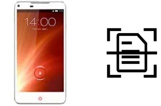 Scan document on a ZTE nubia Z5S