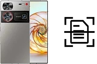 Scan document on a ZTE nubia Z60 Ultra