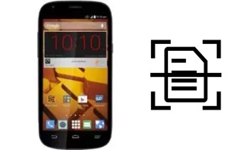 Scan document on a ZTE Warp Sync