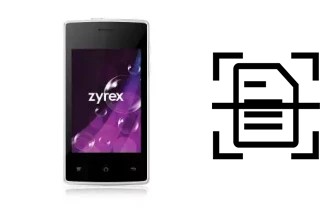 Scan document on a Zyrex ZA966