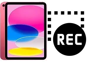 Record screen in Apple iPad (2022)