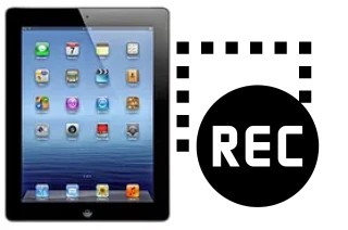 Record screen in Apple iPad 3 Wi-Fi