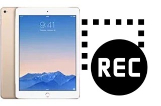 Record screen in Apple iPad Air 2