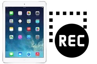 Record screen in Apple iPad Air