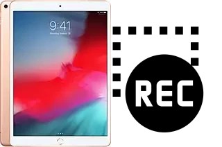 Record screen in Apple iPad Air (2019)