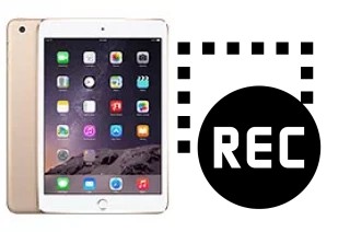 Record screen in Apple iPad mini 3