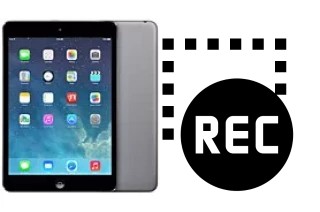 Record screen in Apple iPad mini 2