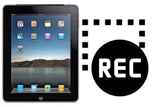 Record screen in Apple iPad Wi-Fi