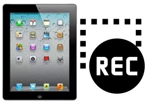 Record screen in Apple iPad 2 Wi-Fi