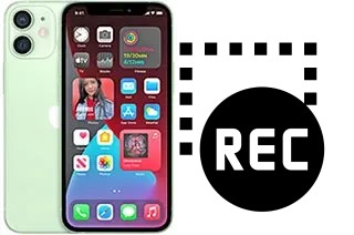 Record screen in Apple iPhone 12 mini