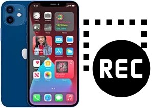 Record screen in Apple iPhone 12