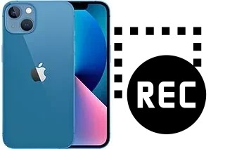 Record screen in Apple iPhone 13