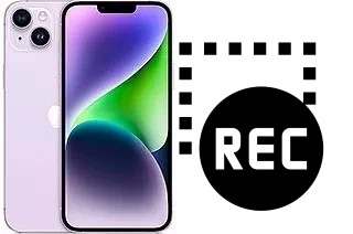 Record screen in Apple iPhone 14 Plus