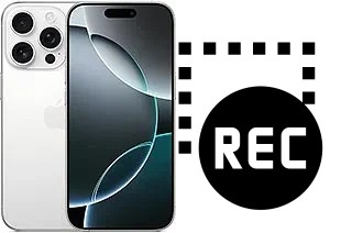 Record screen in Apple iPhone 16 Pro