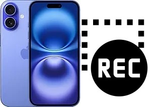 Record screen in Apple iPhone 16