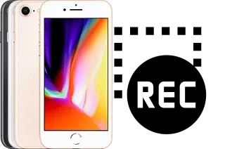 Record screen in Apple iPhone 8