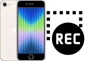 Record screen in Apple iPhone SE (2022)