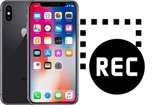 Record screen in Apple iPhone X