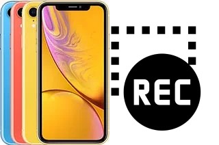 Record screen in Apple iPhone XR