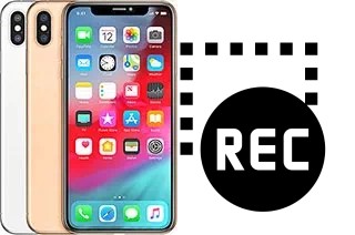 Record screen in Apple iPhone XS Max