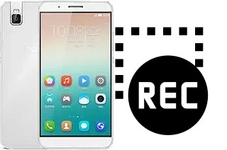 Record screen in Huawei Honor 7i