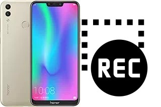 Record screen in Huawei Honor 8C