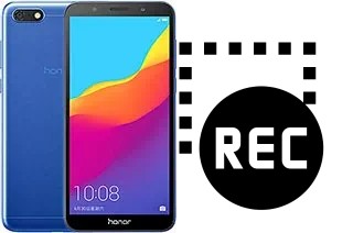 Record screen in Huawei Honor 7s