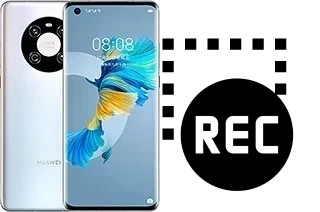 Record screen in Huawei Mate 40E 4G