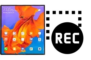 Record screen on Huawei Mate X