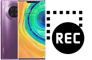 Record screen on Huawei Mate 30 Pro