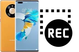 Record screen in Huawei Mate 40 Pro