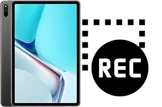 Record screen in Huawei MatePad 11 (2021)