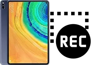 Record screen in Huawei MatePad Pro 5G