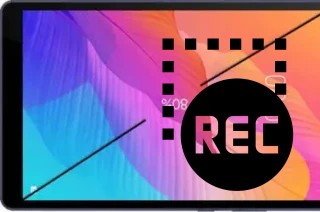 Record screen in Huawei MatePad T8