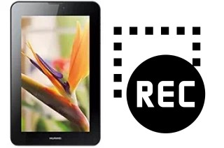 Record screen in Huawei MediaPad 7 Vogue