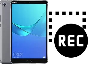 Record screen in Huawei MediaPad M5 8