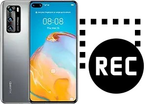 Record screen in Huawei P40