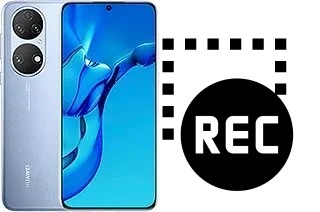 Record screen in Huawei P50E