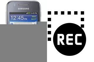 Record screen in Samsung Galaxy Y TV S5367