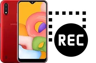 Record screen in Samsung Galaxy A01