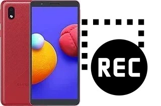 Record screen in Samsung Galaxy A01 Core