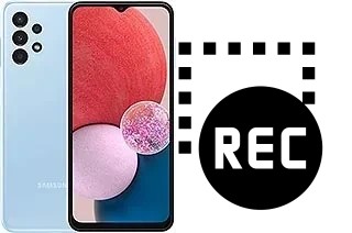 Record screen in Samsung Galaxy A13 (SM-A137)