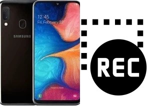 Record screen in Samsung Galaxy A20e