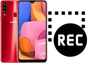 Record screen in Samsung Galaxy A20s