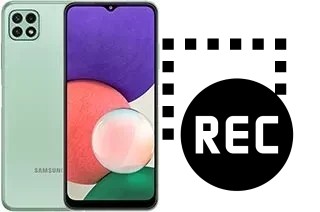 Record screen in Samsung Galaxy A22 5G