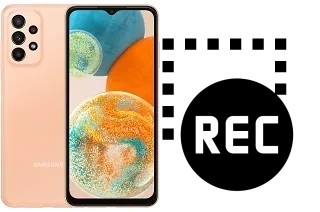 Record screen in Samsung Galaxy A23 5G