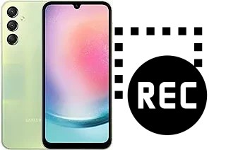 Record screen in Samsung Galaxy A24 4G