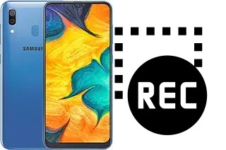 Record screen in Samsung Galaxy A30