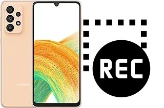 Record screen in Samsung Galaxy A33 5G